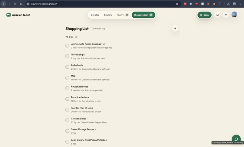 mise en feast – screenshot 7