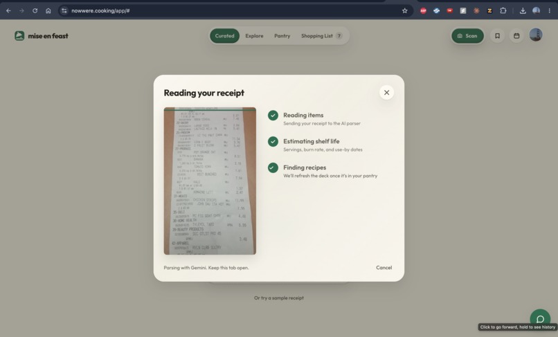 mise en feast – screenshot 4