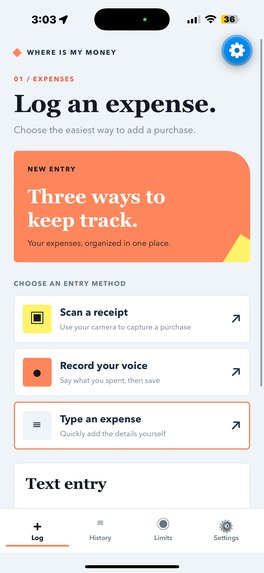 WhereIsMyMoney – screenshot 1