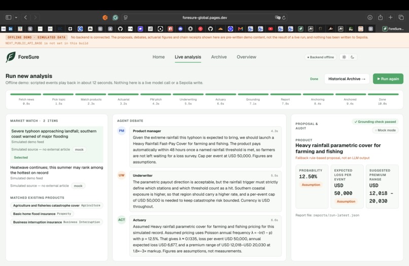 ForeSure Global: AI Actuarial Copilot – screenshot 3