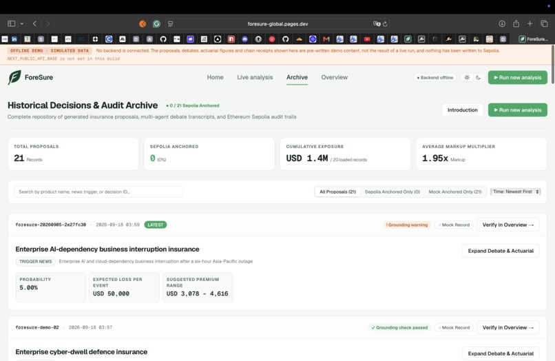 ForeSure Global: AI Actuarial Copilot – screenshot 4