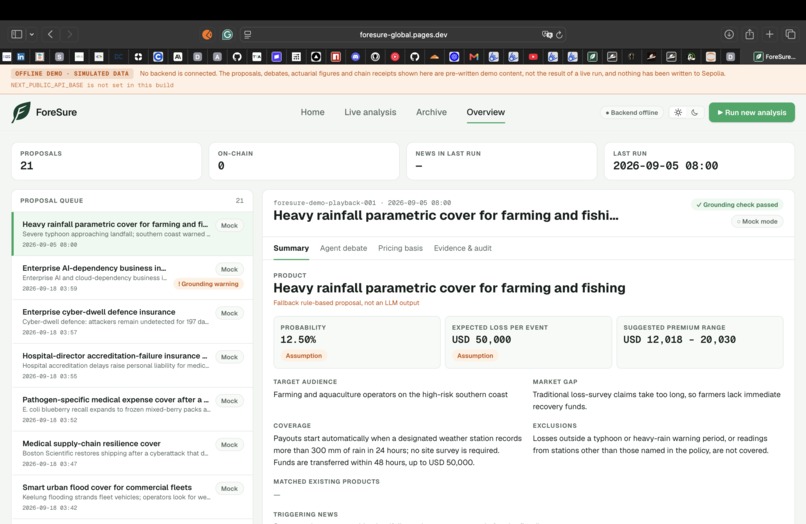 ForeSure Global: AI Actuarial Copilot – screenshot 5
