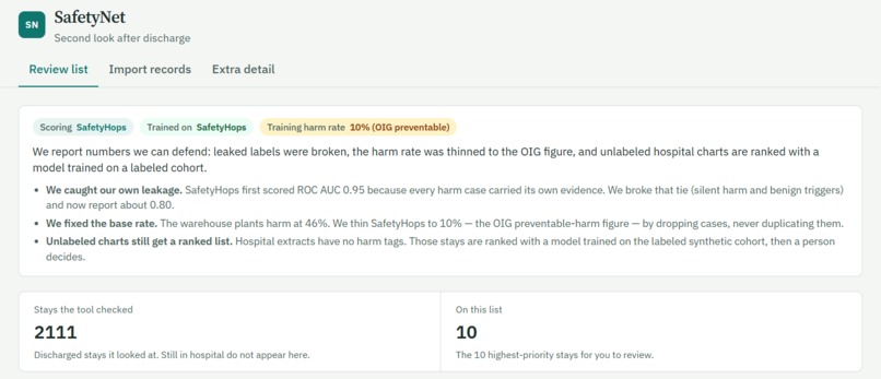 SafetyNet – screenshot 1