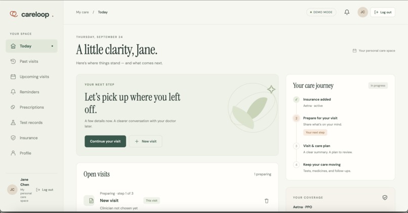 CareLoop – screenshot 2