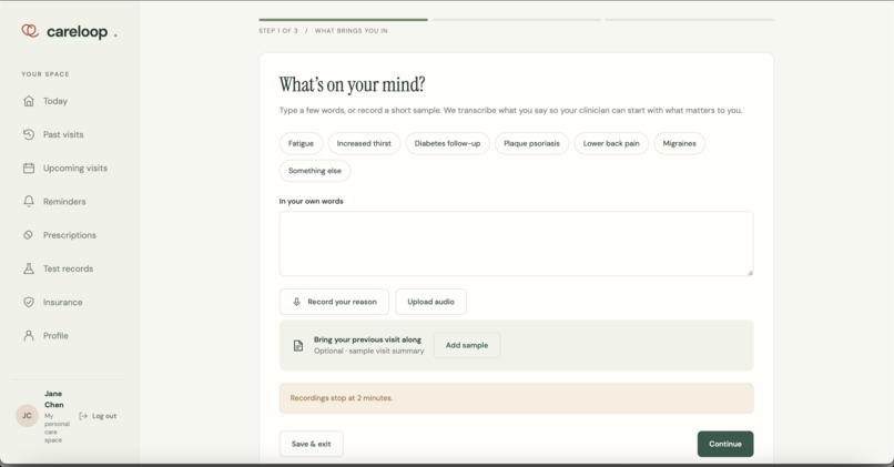 CareLoop – screenshot 3