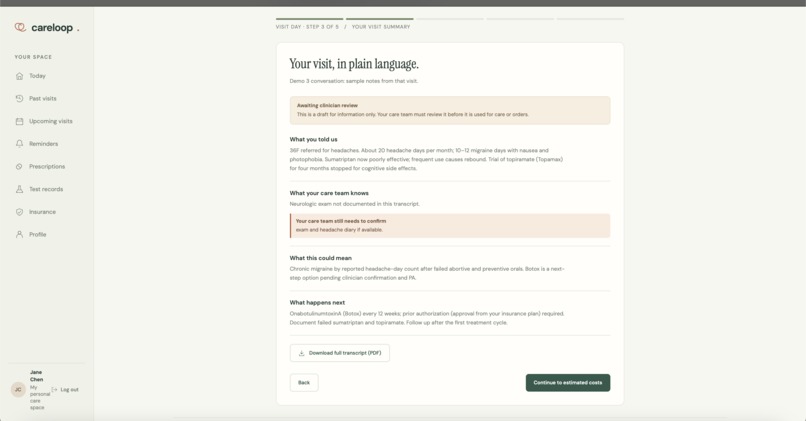 CareLoop – screenshot 8