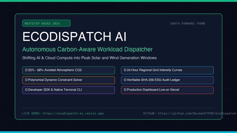 EcoDispatch AI – screenshot 2