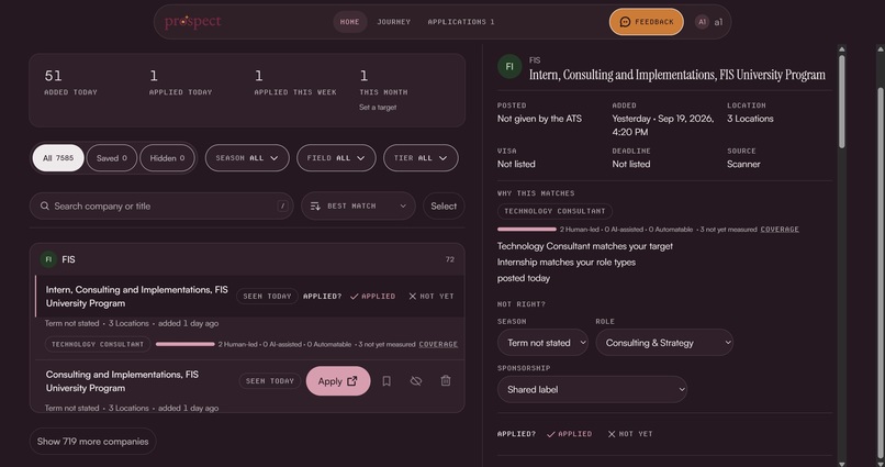prospect – screenshot 4