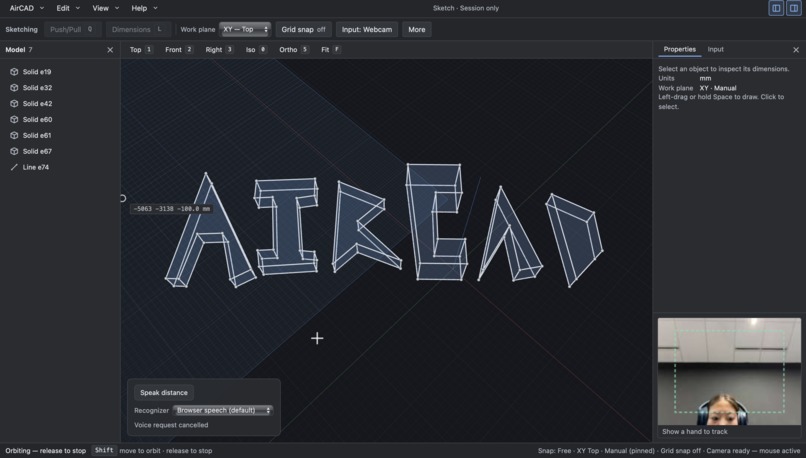 AirCAD – screenshot 1