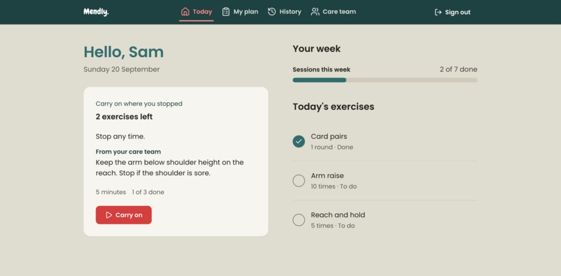 Mendly – screenshot 1