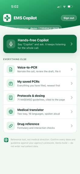 EMS-Copilot – screenshot 2
