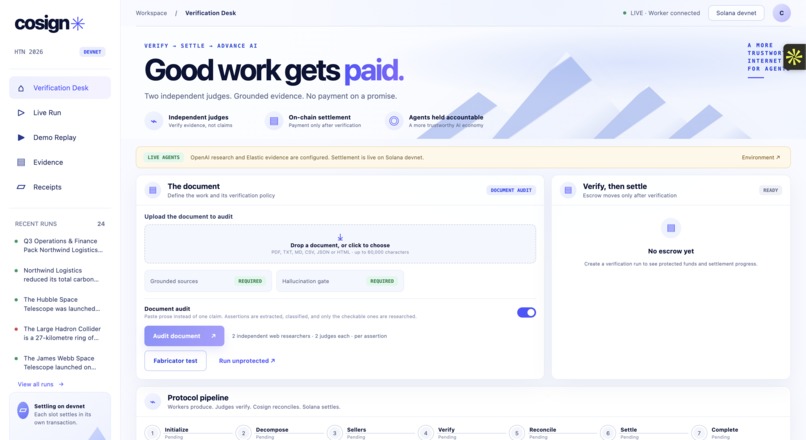 CoSign – screenshot 2