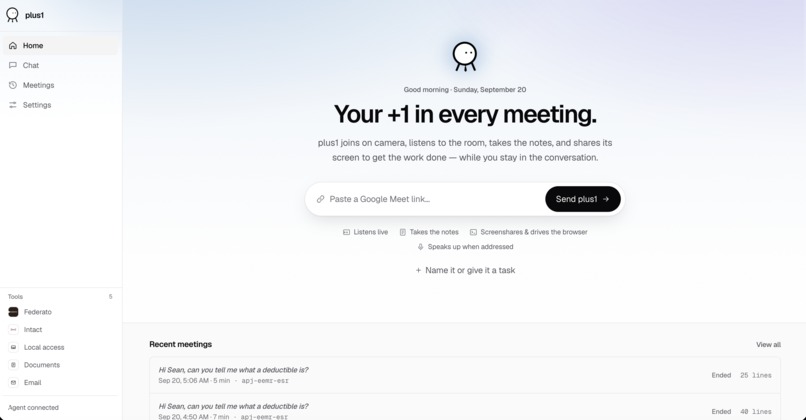 plus1 – screenshot 2