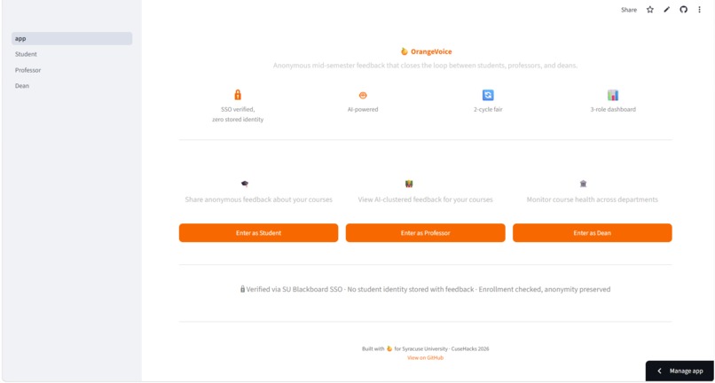 OrangeVoice – screenshot 2