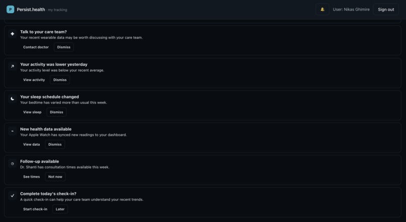 Persist Health – screenshot 9
