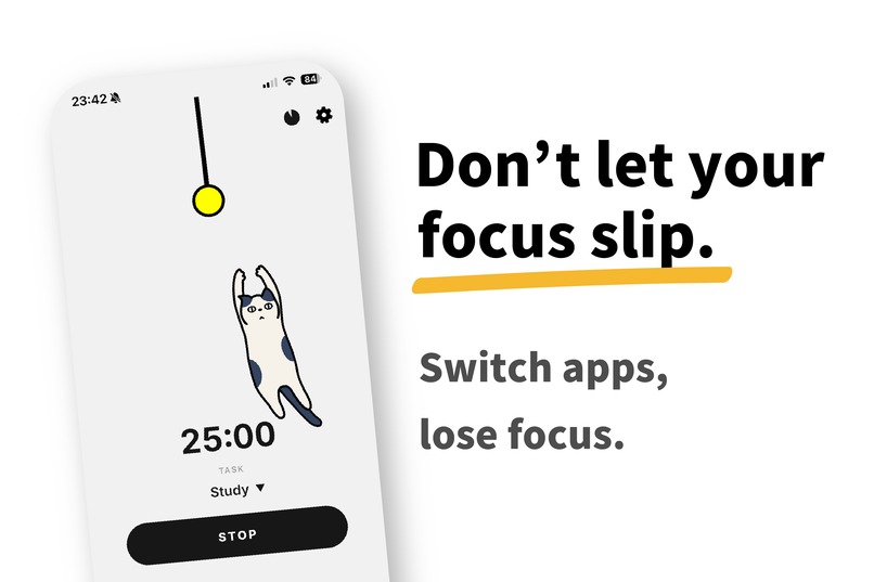 SwingCat - Focus timer – screenshot 1