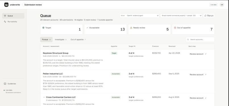 UnderwriteIQ – screenshot 2