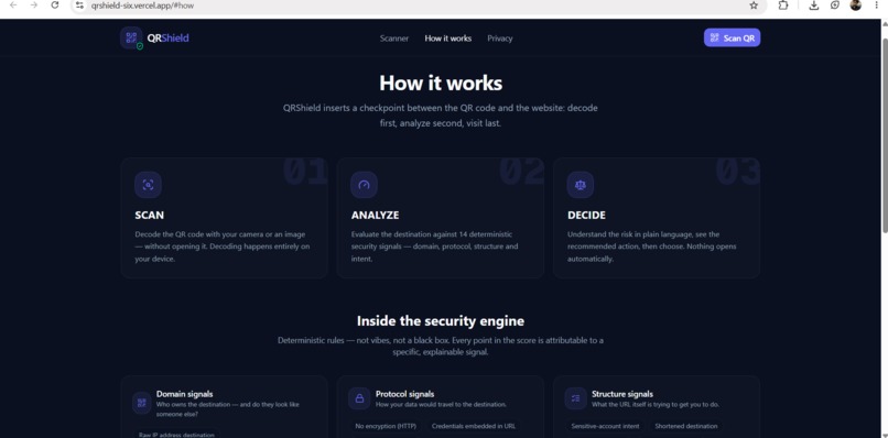 QRShield — AI-Assisted Quishing Defense – screenshot 3