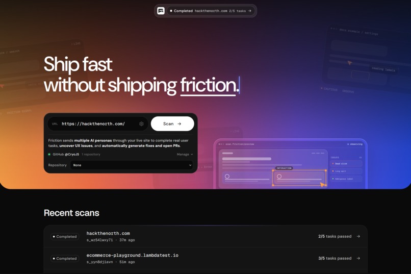 Friction – screenshot 1