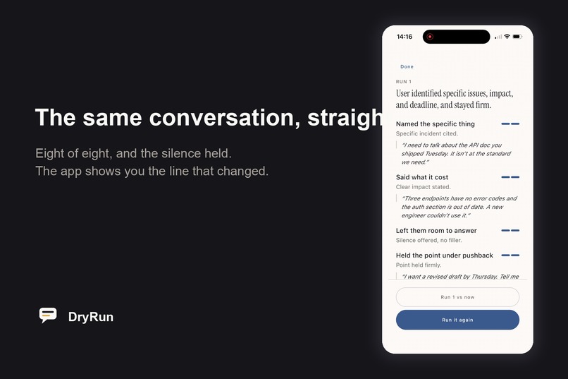 DryRun: Say the Hard Thing – screenshot 4