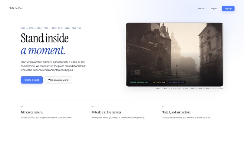 WalkThePast – screenshot 1