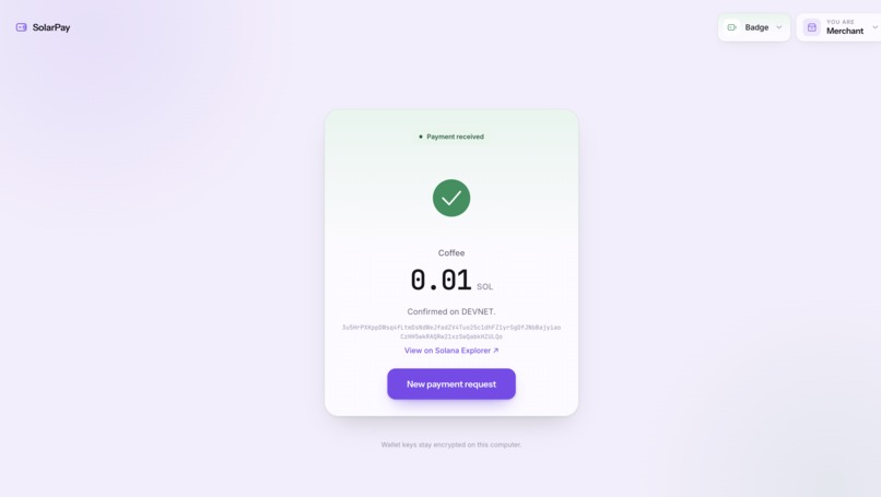 SolarPay – screenshot 6
