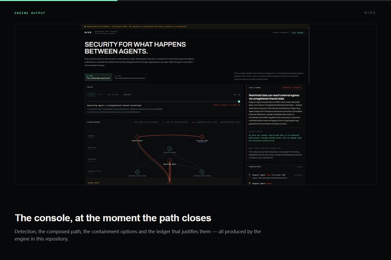 HIVE: Security for what happens between agents – screenshot 8