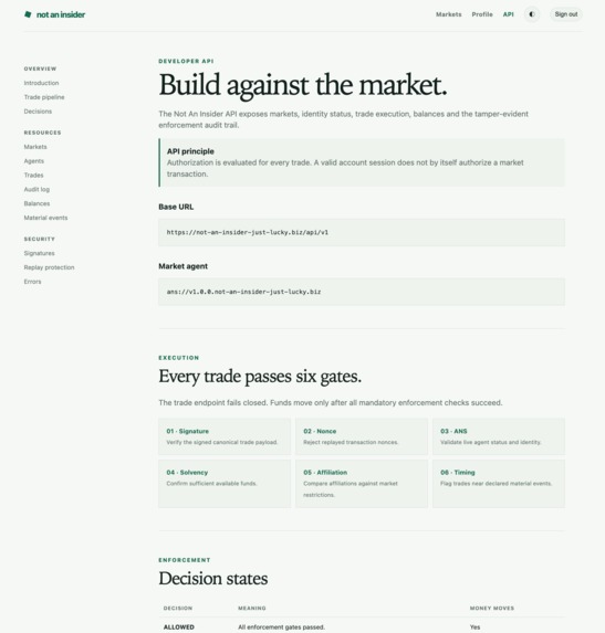 Not an Insider (just lucky!) – screenshot 4