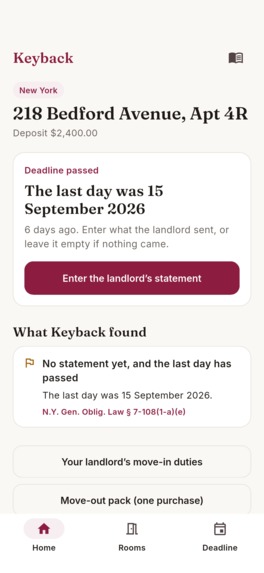 Keyback – screenshot 1
