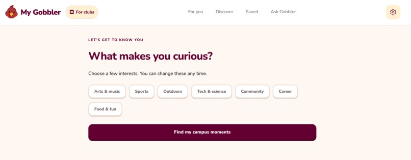MyGobbler – screenshot 1