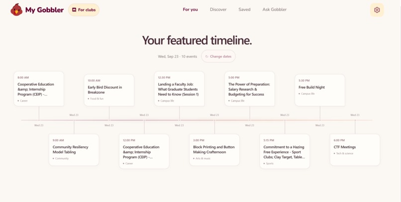 MyGobbler – screenshot 2