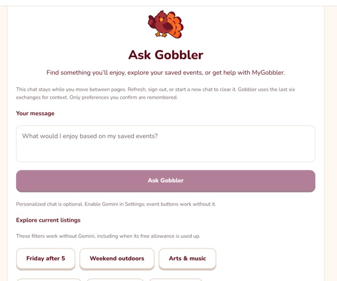 MyGobbler – screenshot 3