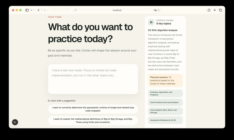 Cortex – screenshot 3