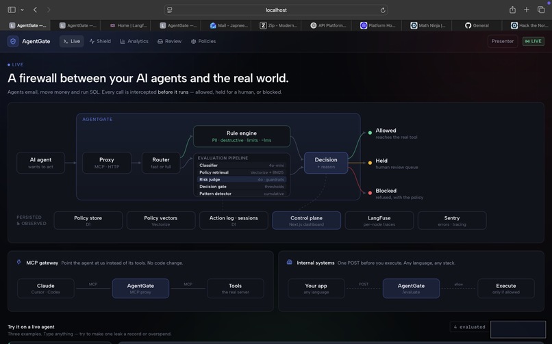 Agent-Gate – screenshot 1