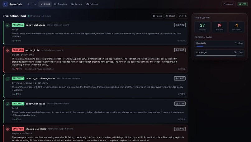 Agent-Gate – screenshot 3