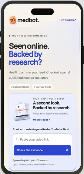 MedBot – screenshot 1