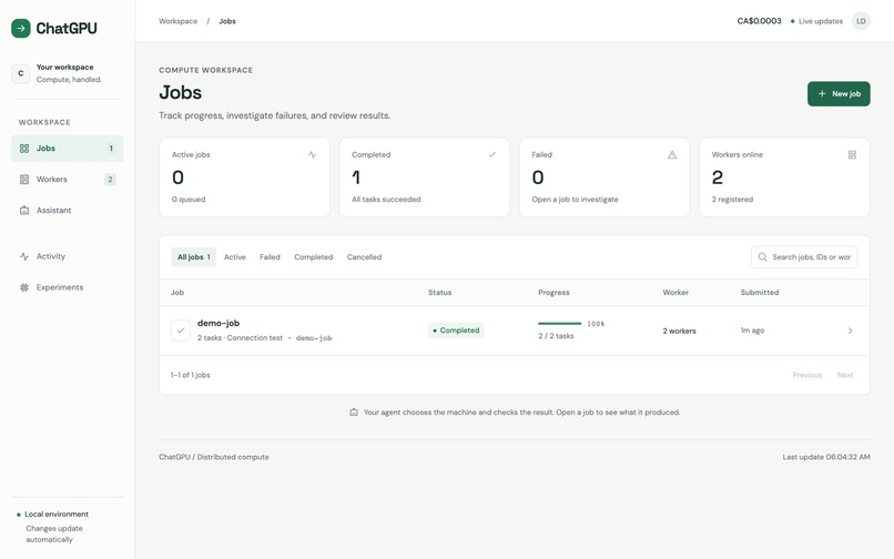 ChatGPU – screenshot 2
