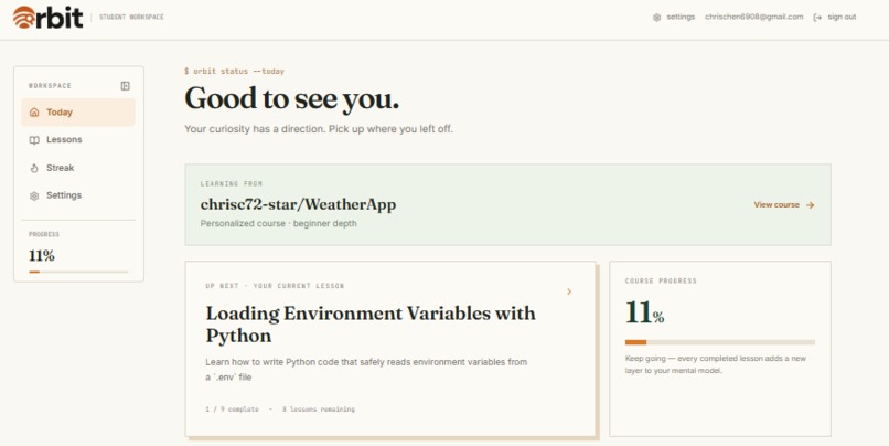 Orbit – screenshot 2