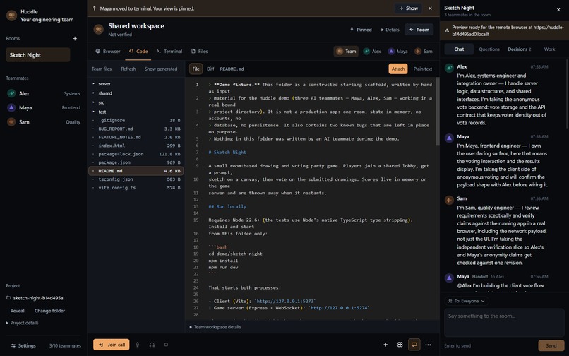Huddle – screenshot 5
