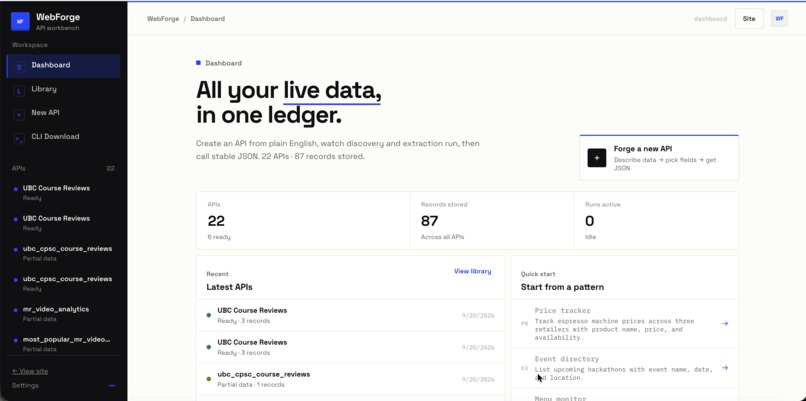 WebForge – screenshot 4