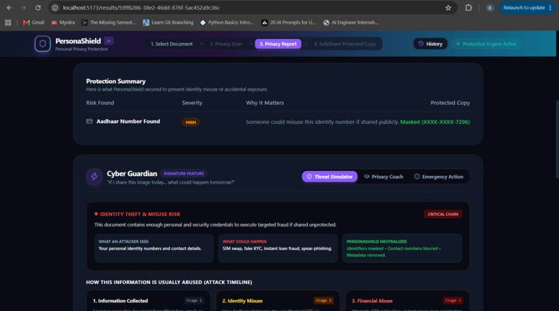 PersonaShield AI — Scan Once. Share Safely. – screenshot 3