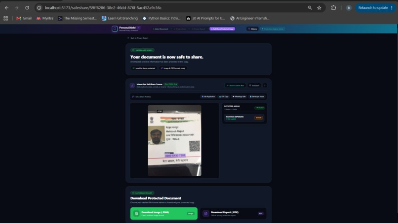PersonaShield AI — Scan Once. Share Safely. – screenshot 4