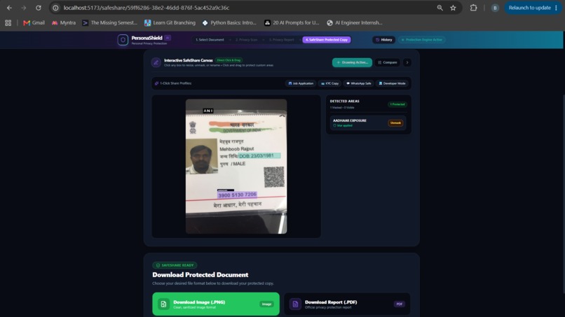 PersonaShield AI — Scan Once. Share Safely. – screenshot 9