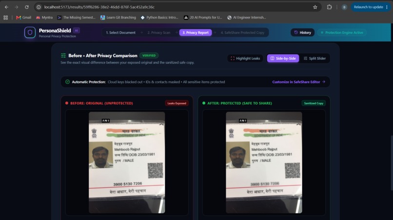 PersonaShield AI — Scan Once. Share Safely. – screenshot 10