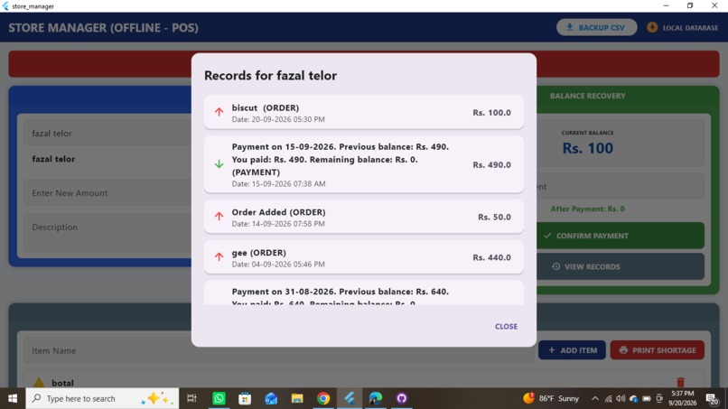 Store Manager POS – screenshot 4