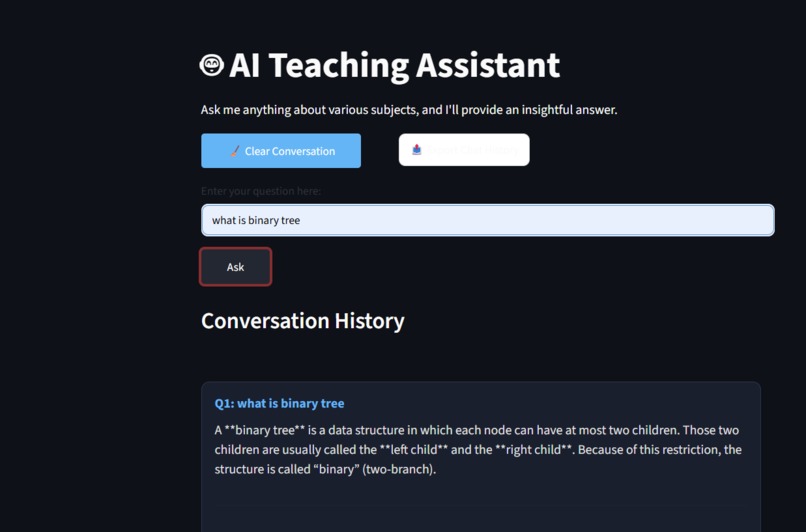 AI Teaching Assistant – screenshot 2