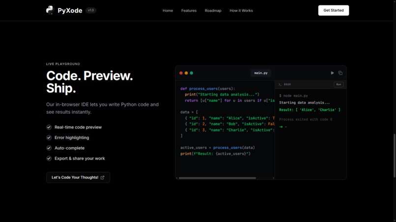 Python Learning Platform – screenshot 1