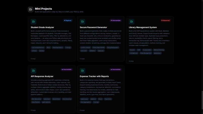 Python Learning Platform – screenshot 7