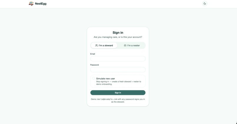 NestEgg – screenshot 2