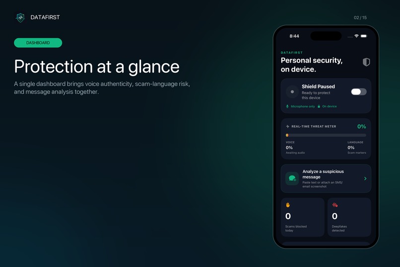 DataFirst – screenshot 2